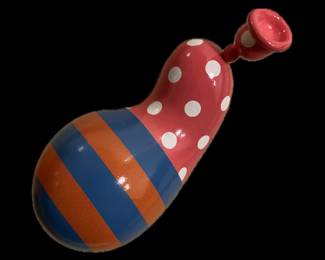 Sean O'Meallie, toy maker turned sculptor, former assistant to Ida Kohlmeyer, currently represented by Lemieux Galleries, "Baloon", polychrome on wood