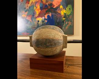 John Gargano, Louisiana, Current Head of Ceramics Department, UL, Lafayette, "Roswell", Ceramic Sculpture, Circa 2002