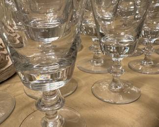 Val St. Lambert, State Plain crystal stems 