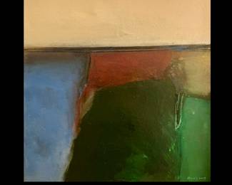 Nancy Harris, MFA, Painting and MA, Art History, Louisiana artist born 1951, Abstract, Acrylic on Canvas