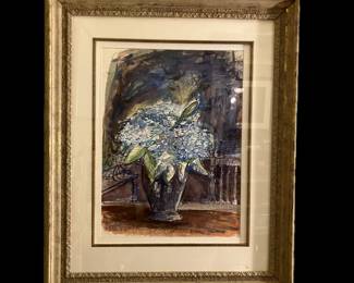 Jimmy Britton, Baton Rouge Artist, original Mixed Media on Paper