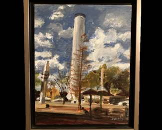 Betsy Neely, American, Louisiana, 20th Century, BA and MFA form LSU, Untitled Oil on Canvas