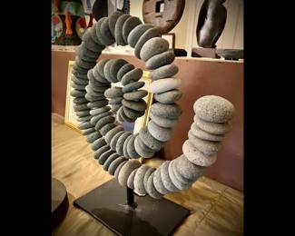 Scott Stone, "Abita Guitar" stone sculpture circa 2013