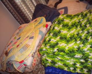 Afghans and quilts