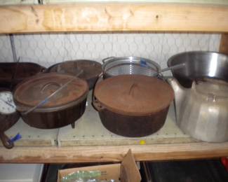 Cast iron including Griswold and Wagner  Wear
