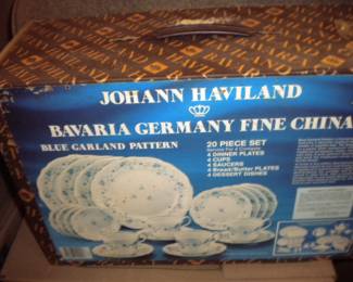 Haviland "Blue Garland" China new in box