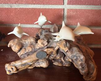 John Perry Dolphin Sculpture