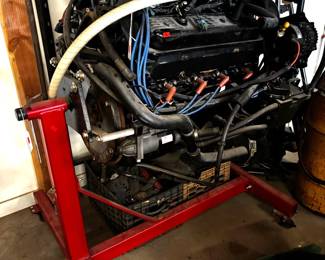 Mercury Mer Cruiser Boat Motor WSnap On Engine Stand