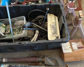 Jack Stands, Trailer Parts, Misc Tools