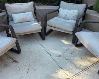 Luxury Contemporary Metal Patio Chairs