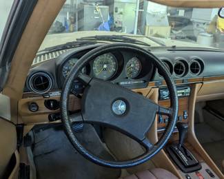 interior of the Mercedes 