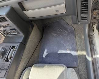 Interior of the Fiero 