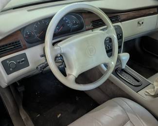 interior of the Cadillac  Deville