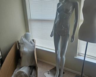Mannequins in various sizes