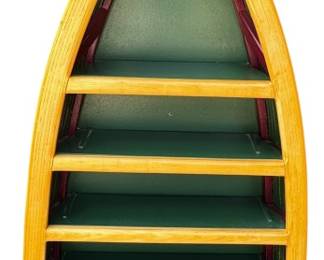 Custom Made Canoe Bookshelf