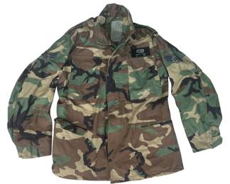 Vintage Military Camouflage Jacket