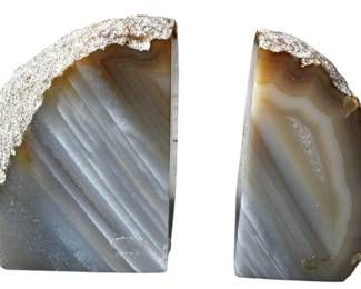 Agate Bookends