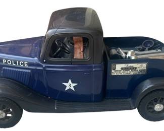 Police Truck Jim Beam Decanter
