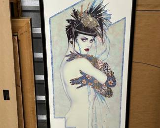 Lot 44 $150 - Olivia De Berardinis "Edge of Night" 16-1/2" x 39". #16/45. signed