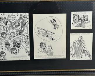 Lot 11 $100 - Hoza 1982 drawings. 30" x 18-1/2"