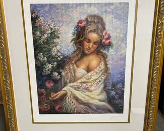 Lot 18 $75 - Joseph Brown - "Serenity" 27-1/2 x 31"