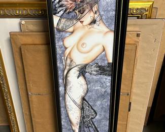 Lot 38 $75 - Olivia De Berardinis "Moondance" 9-1/2" x 37" no signature