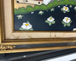 water damage on frame