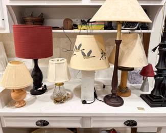 Wide variety of lamps available.
