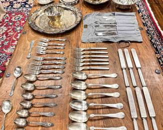 Sterling silverware options.