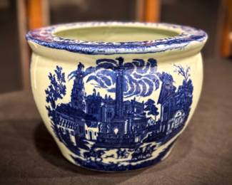 Vintage Victoria Ware Ironstone - flower pot 