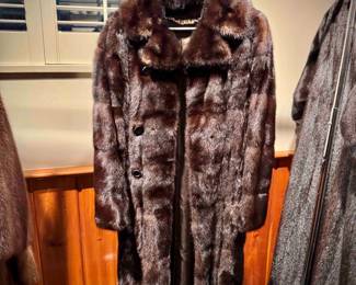 1960’s Custom Mink Fur Coat in Excellent Condition - handmade in Frankfort Germany.