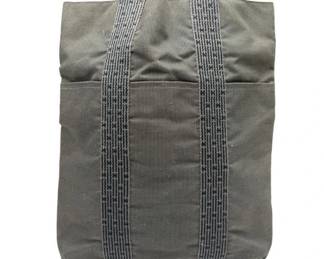 Hermès Grey Canvas Fourre-Tout Tote Bag