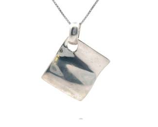Artistic Sculptural Pendant Necklace