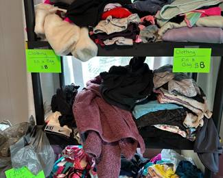 Assorted Clothing - Fill a Bag for $8