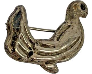 Mexico Sterling Silver Brooch