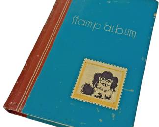 Vintage Stamp Book Full