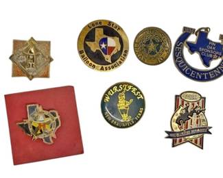 Assorted Texas Pins