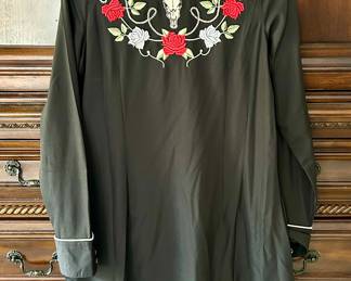 Beautifully embroidered western dress
