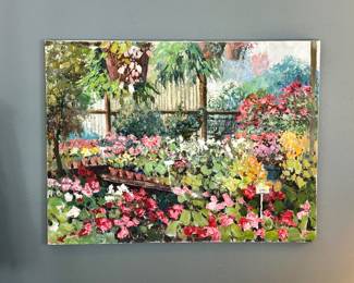 Gorgeous floral oil painting