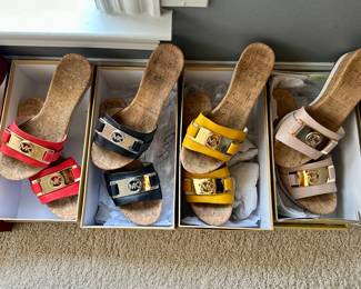 Michael Kors & many other designer shoe brands practically new