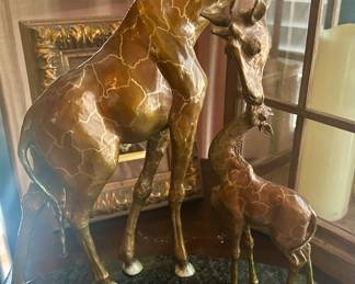 I love this beautiful giraffe bronze, signed & numbered 