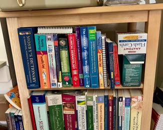Nursing books and manuals. 