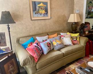 Large selection of Karma Style embroidered pillows 