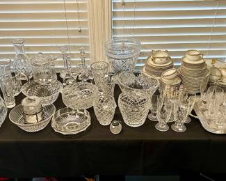 Huge selection of Waterford crystal 