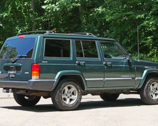 2000 JEEP CHEROKEE SPORT 4x4 / LEATHER / SINGLE OWNER / 75k ORIGINAL MILES | 74,675 original miles, one owner, clean carfax!
VIN: 1J4FF48S8YL231397. Purchased new from Biltmore Motors in Rye, NY c. 2000 - always garaged in an important Scarsdale, NY home.
All service records from 25 years of ownership. Forest Green Pearl paint and Camel brown leather interior.
Original window sticker describes Sport Value Group optional equipment:
Air Conditioning
Power Windows, Locks, Mirrors
Keyless Entry
Leather wrapped wheel
plus anti lock brakes, automatic transmission, factory tinted rear windows, fog lamps, cruise (speed) control, full size spare, 15 in. aluminum rims, only aftermarket add is a cd-changer under the rear seat.
