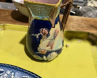 Gucci, Salvatore Ferragamo, Stuart Weitzman and others, Coach, Fitz & Floyd, Hakata Urasaki dolls, several Majolica pieces 