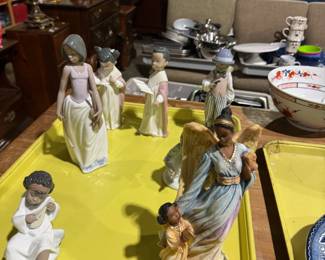 Gucci, Salvatore Ferragamo, Stuart Weitzman and others, Coach, Fitz & Floyd, Hakata Urasaki dolls, Lladros