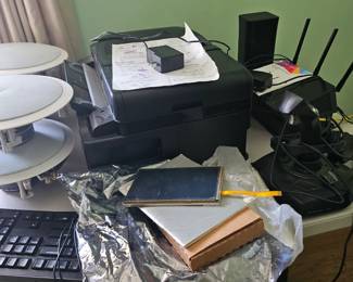 More speakers and printers, WIFI router