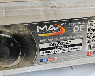 Brand new in the box rotors