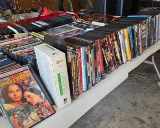Come get a DVD collection! Lots to choose from.